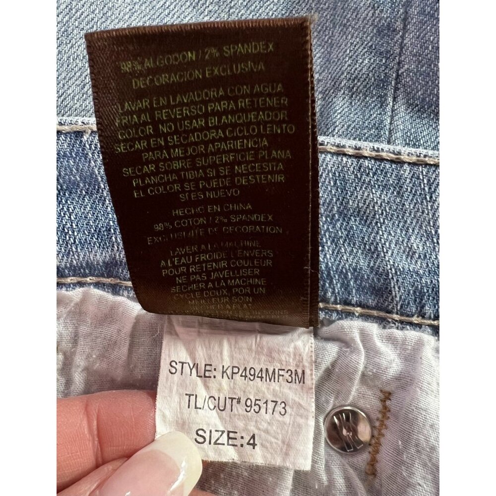 Kut from the Kloth Women Straight Leg Jeans Blue Size 4 Stretch - Picture 11 of 14